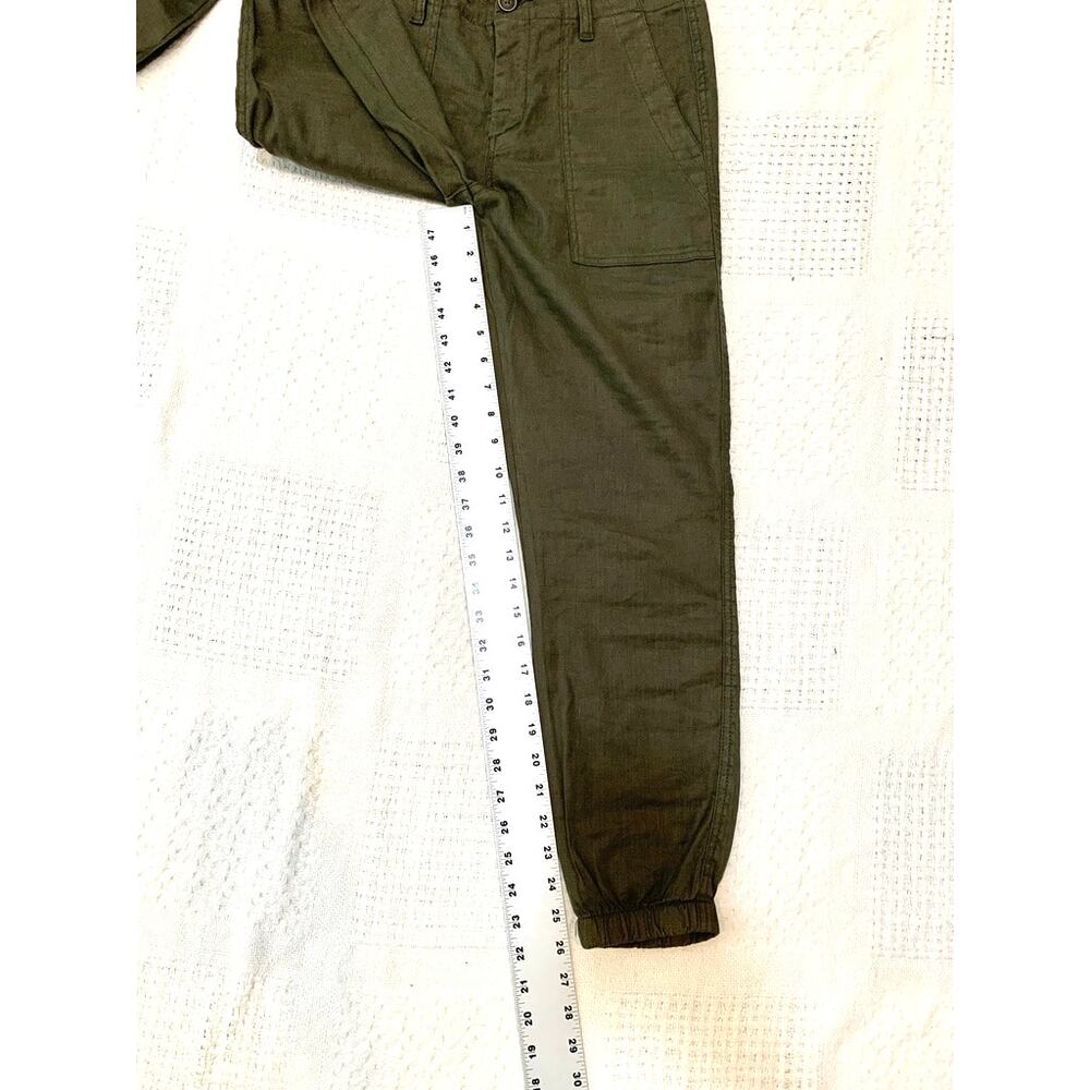 new Level 99 27 linen Izzy patch pocket mid rise jogger pants P 3483 - Picture 5 of 12